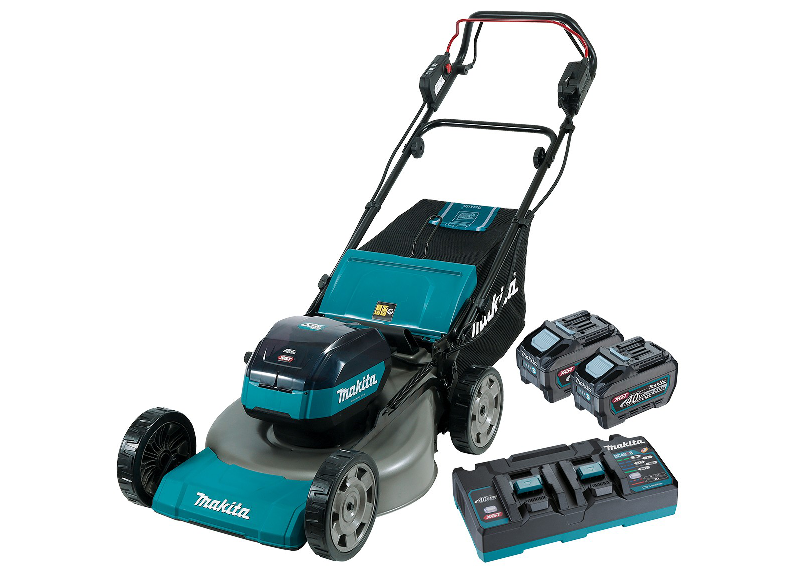 Makita XGT 40V Brushless Self-Propelled Lawn Mower 534mm KIT 5.0Ah Batteries